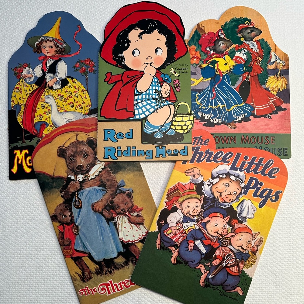 5 Classic Children's Die-Cut Shape Books!